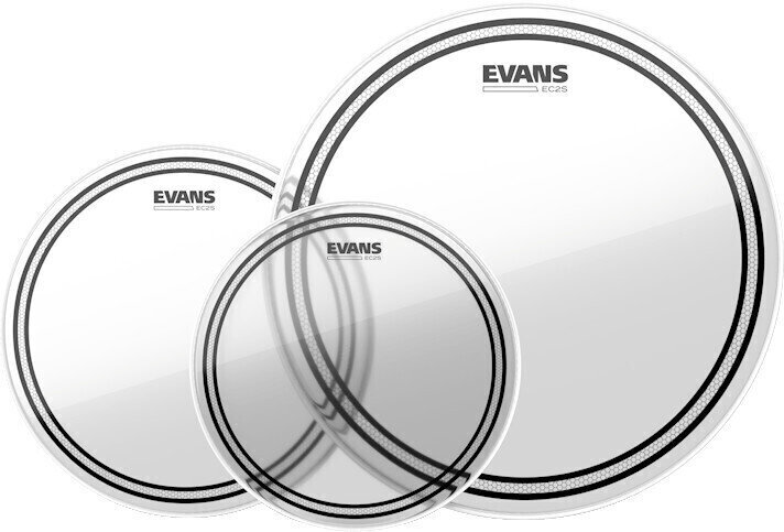 Komplet naciągów Evans ETP-EC2SCLR-R EC2 Clear Rock Komplet naciągów