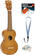 Mahalo MK1-TBR SET Soprano ukulele Transparent Brown