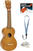 Sopránové ukulele Mahalo MK1-TBR SET Sopránové ukulele Transparent Brown