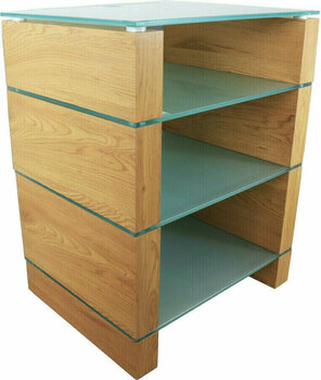 Table Hi-Fi / TV Ludic Vanir Audiorack Frosted Oak Table Hi-Fi / TV - 1