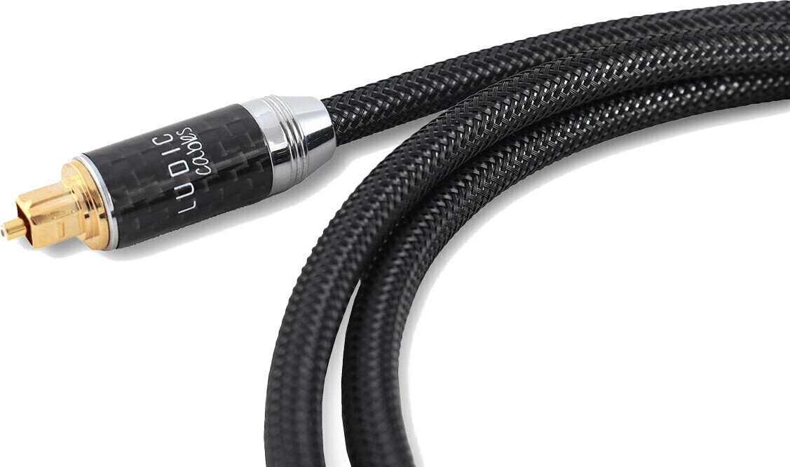 Câble optique Hi-Fi Ludic Polaris Optilink 2 m Noir Câble optique Hi-Fi