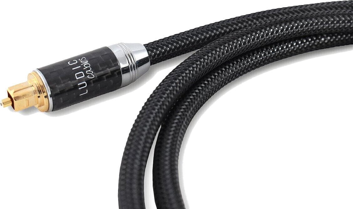 Kabel optyczny Hi-Fi Ludic Aesir Optilink 1,5 m Czarny Kabel optyczny Hi-Fi