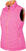 Telovnik Sunice Maci Reversible Womens Vest Pink/Neon Pink Flash Print XS