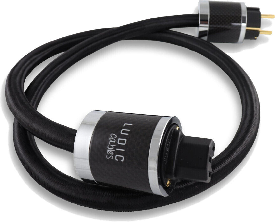 Hi-Fi Stromversorgung Ludic Aesir Powercord 1 m Schwarz Hi-Fi Stromversorgung