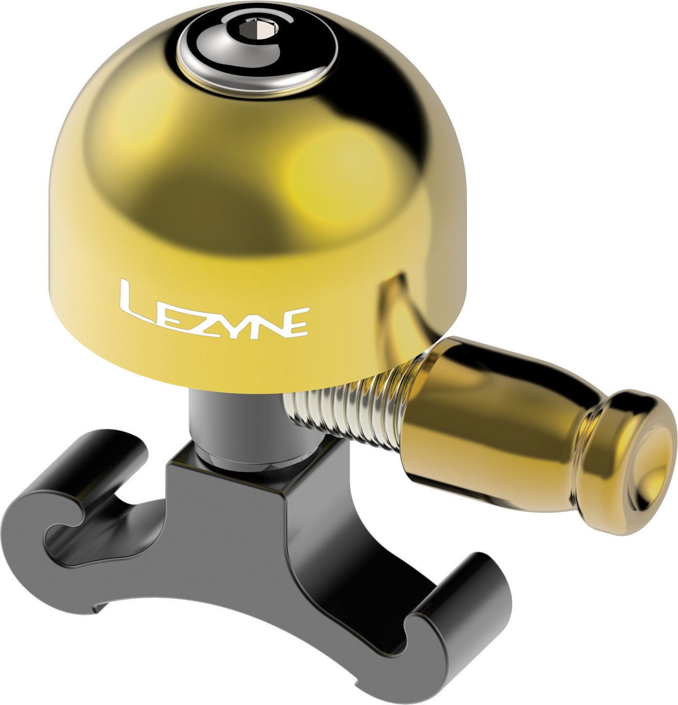 Bicycle Bell Lezyne Classic Brass Black S Bicycle Bell