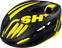 Kerékpár sisak SH+ Shalimar  PRO Black Matt/Fluo Yellow 53-58 Kerékpár sisak