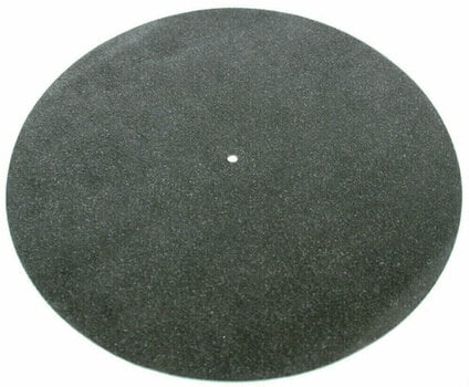 Lemezfilc / slipmat Tonar Leather Mat Fekete - 1