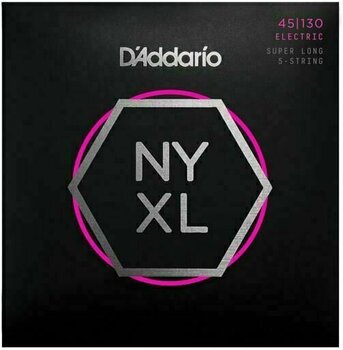 Струни за 5-струнна бас китара D'Addario NYXL45130SL - 1