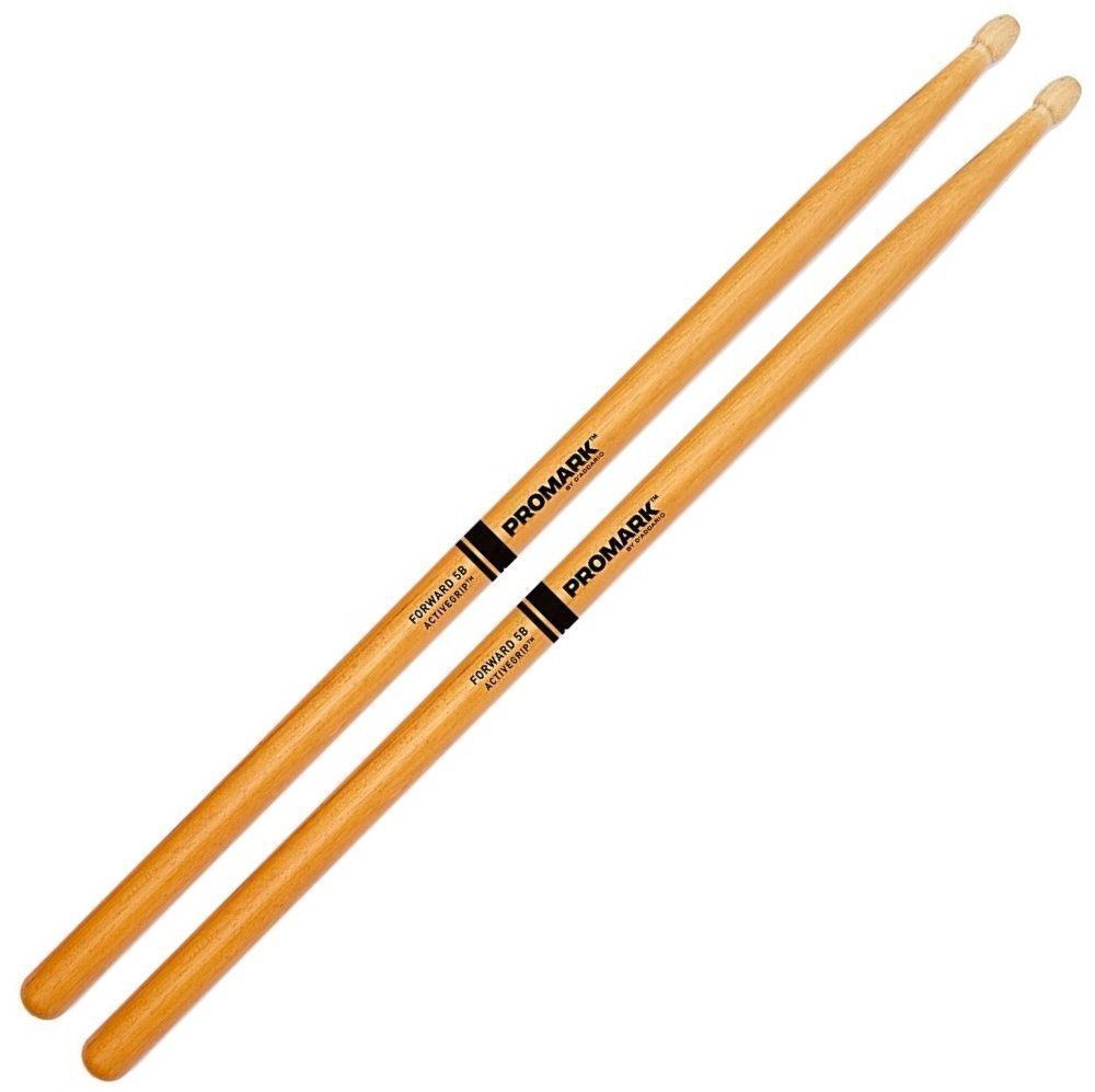 Drumsticks Pro Mark F5BAGC Forward 5B ActiveGrip Clear Drumsticks