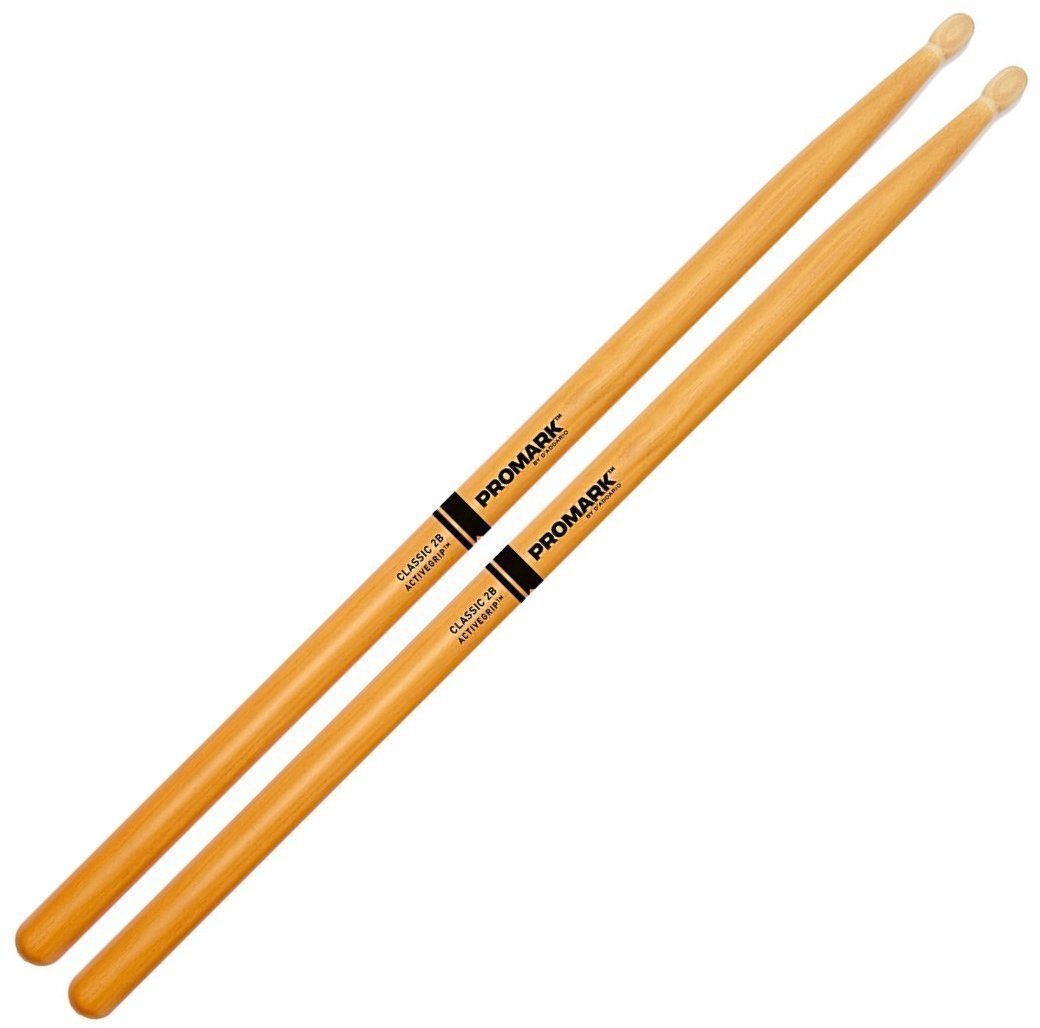 Drumsticks Pro Mark TX2BW-AGC Classic 2B ActiveGrip Clear Drumsticks
