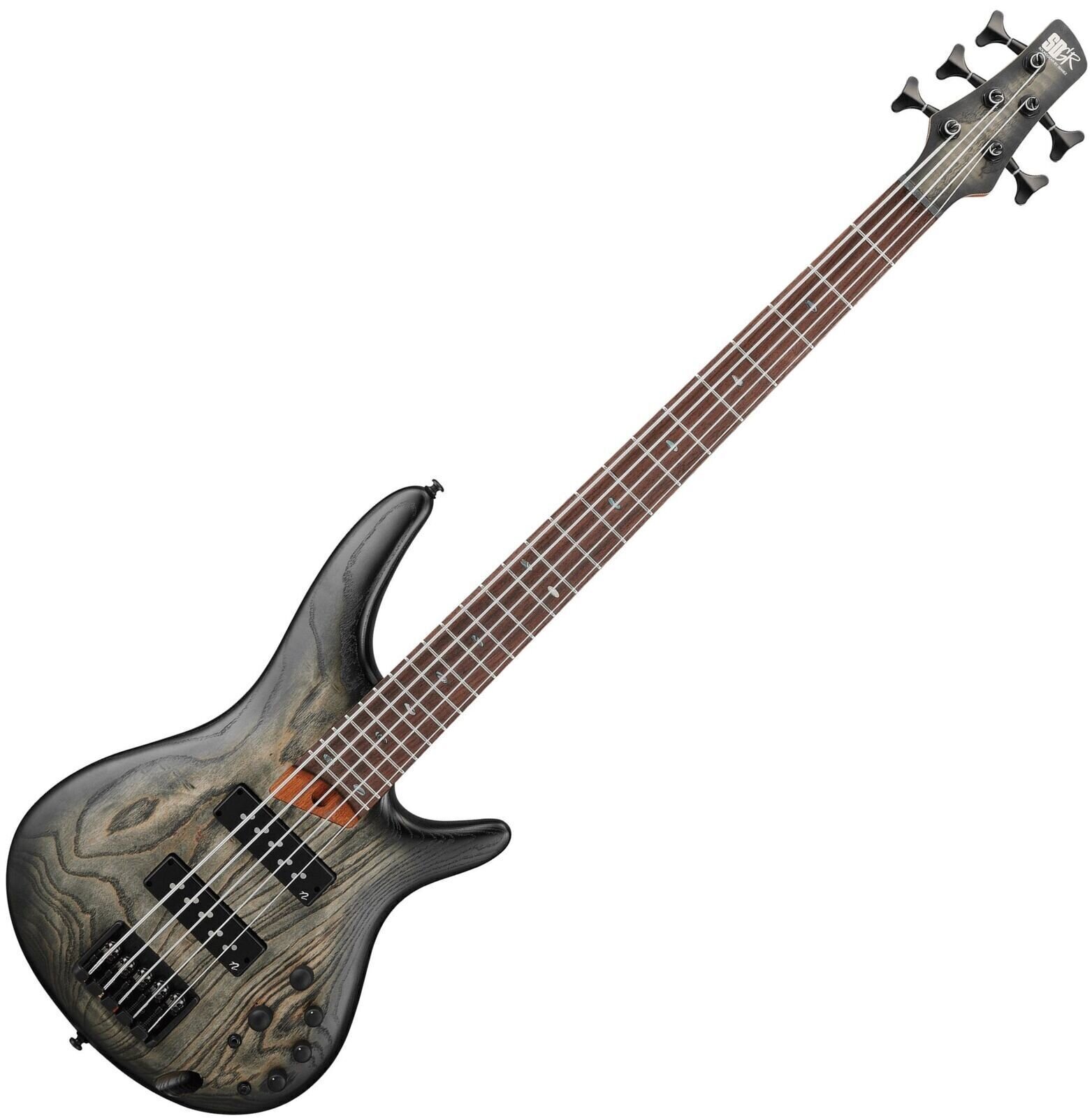 5-saitiger E-Bass, 5-Saiter E-Bass Ibanez SR605E-BKT Black Stained Burst
