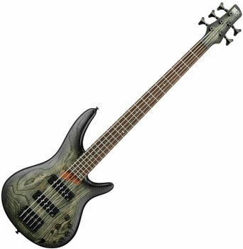 5-string Bassguitar Ibanez SR605E-BKT Black Stained Burst - 1