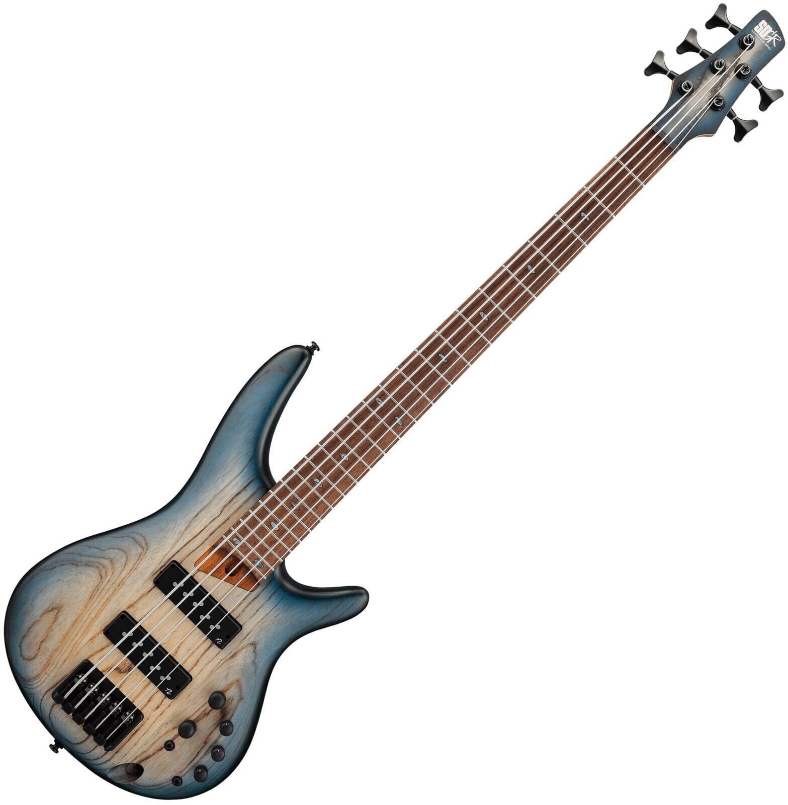 5-saitiger E-Bass, 5-Saiter E-Bass Ibanez SR605E-CTF Cosmic Blue Starburst