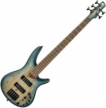 5-string Bassguitar Ibanez SR605E-CTF Cosmic Blue Starburst - 1