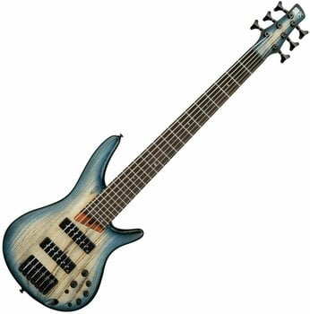 6-saitiger E-Bass, 6-Saiter E-Bass Ibanez SR606E-CTF Cosmic Blue Starburst - 1
