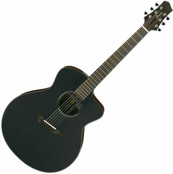 Guitare Jumbo acoustique-électrique Ibanez JGM10-BSN Black Satin-Natural - 1