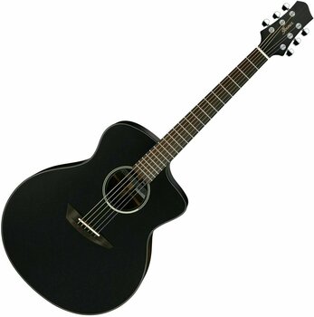 Guitare Jumbo acoustique-électrique Ibanez JGM5-BSN Black Satin-Natural - 1