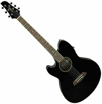 Guitarra eletroacústica Ibanez TCY10LE-BK Preto - 1