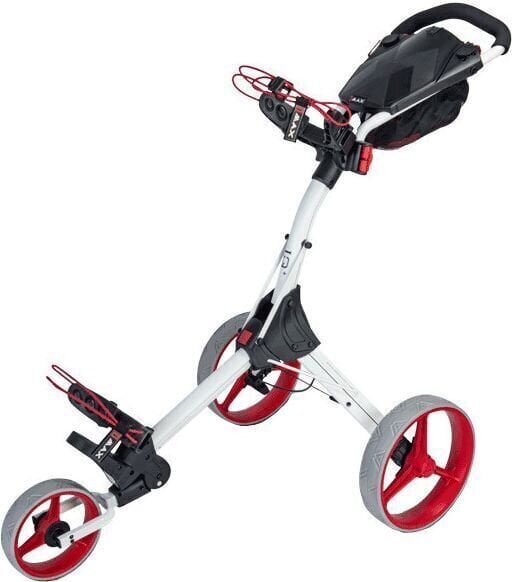 Wózek golfowy ręczny Big Max IQ+ White/Red/Grey Wózek golfowy ręczny