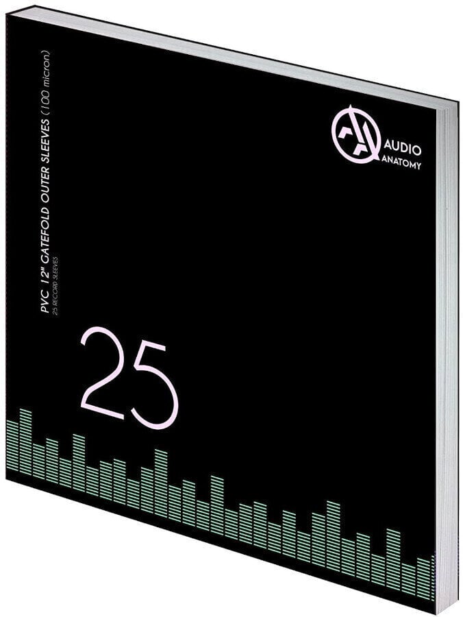 Bag/case for LP records Audio Anatomy Vinyl Gatefold Outer PVC AC025 AA Vinyl Record Sleeves 25