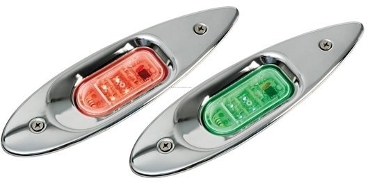 Positionsleuchte Osculati Evoled Eye low consumption LED navigation lights Stainless Steel