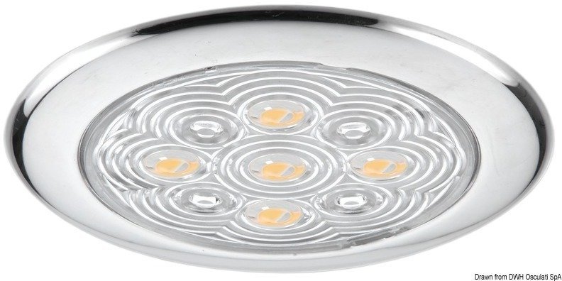 Veneen sisävalo Osculati Ceiling light with 5 white LEDs