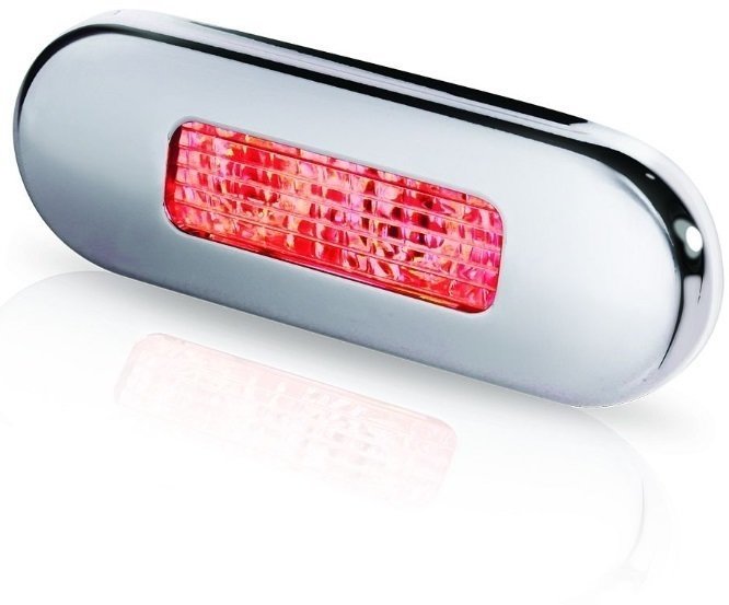 Illuminazione interna Hella Marine LED Oblong Step Lamp series 9680 light Red