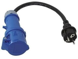 Connector Lindemann Adapter Schuko Plug - CEE Socket 0,4m Connector