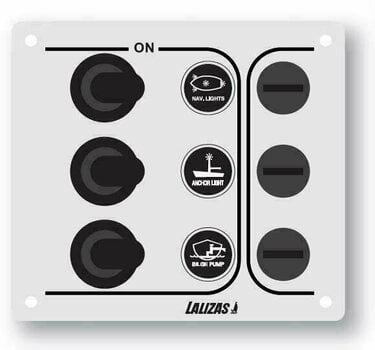 Bootsschalter Lalizas Switch Panel SP3 - 1