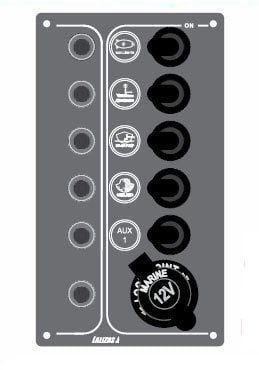 Lodný vypínač, prepínač Lalizas Switch Panel SP5