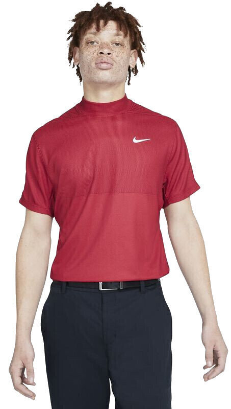 Camiseta polo Nike Dri-Fit Tiger Woods Red/Gym Red/White L