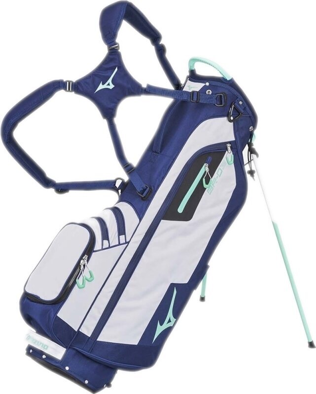 Чантa за голф Mizuno BRD 3 Navy/White Чантa за голф