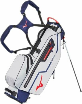 Golftaske Mizuno BR-DRI Waterproof Blue/Silver/Red Golftaske - 1