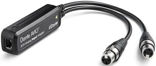 Convertidor de audio digital Audinate Dante AVIO Analog Input Adapter 2-Channel