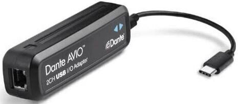 Convertisseur audio numérique Audinate Dante AVIO USBC IO Adapter