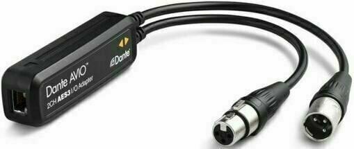 Digitální audio - konvertor Audinate Dante AVIO AES3 IO 2x2 Dante - AES3/EBU Adapter - 1