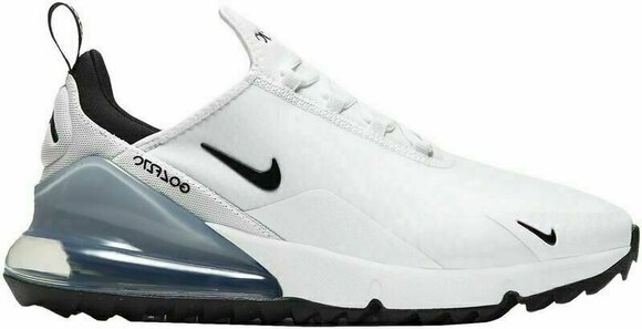 Chaussures de golf pour hommes Nike Air Max 270 G Golf Shoes White/Black/Pure Platinum 44,5 - 1