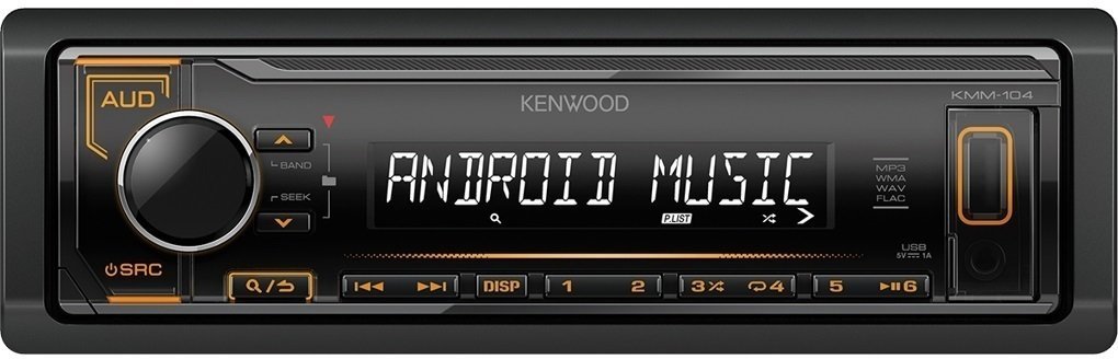 Áudio para automóvel Kenwood KMM-104AY