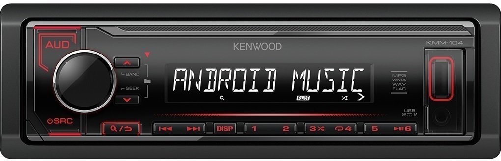 Audio del coche Kenwood KMM-104RY