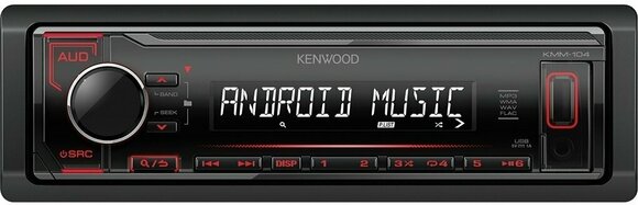 Áudio para automóvel Kenwood KMM-104RY - 1