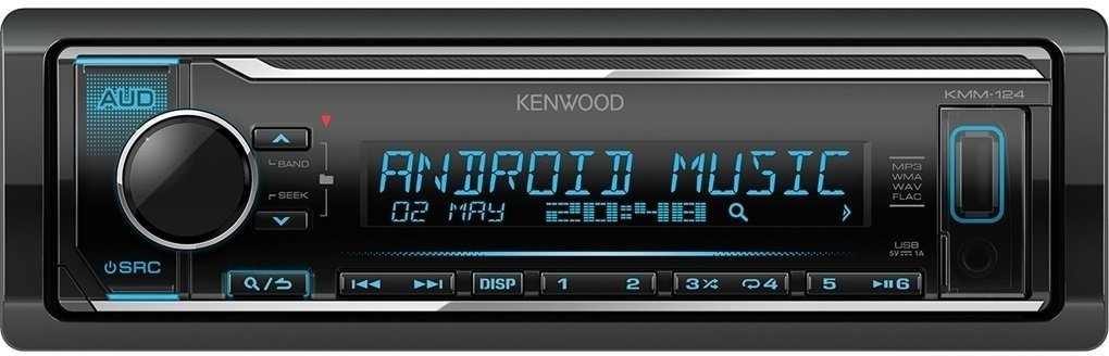 Audio do auta Kenwood KMM-124