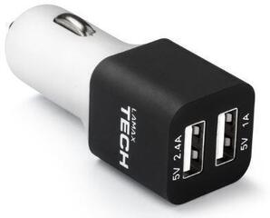 LAMAX USB Car Charger 3.4A Black&White