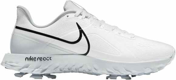 Chaussures de golf pour hommes Nike React Infinity Pro White/Black/Mtlc Platinum 39 Chaussures de golf pour hommes - 1