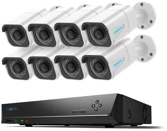 Systèmes de caméras intelligentes Reolink RLK16-810B8-A-3T Blanc-Noir Systèmes de caméras intelligentes