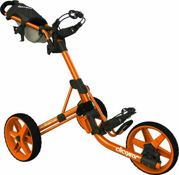 Ръчна количка за голф Clicgear 3.5+ Orange Golf Trolley - 1