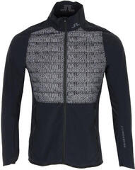J.Lindeberg Hybrid Lux Softshell Mens Jacket Black Buildning Bridges M J.Lindeberg Hybrid Lux Softshell Mens Jacket Black Buildning Bridges M