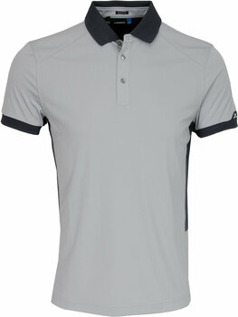 J.Lindeberg Mens Dennis Reg Tx Jersey Plus Stone Grey L