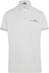 J.Lindeberg Petr Reg TX Jersey Mens Polo Shirt Stone Grey Melange M J.Lindeberg Petr Reg TX Jersey Mens Polo Shirt Stone Grey Melange M