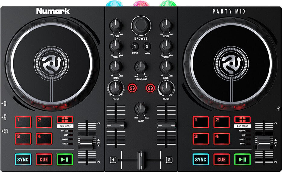 Contrôleur DJ Numark Party Mix MKII Contrôleur DJ