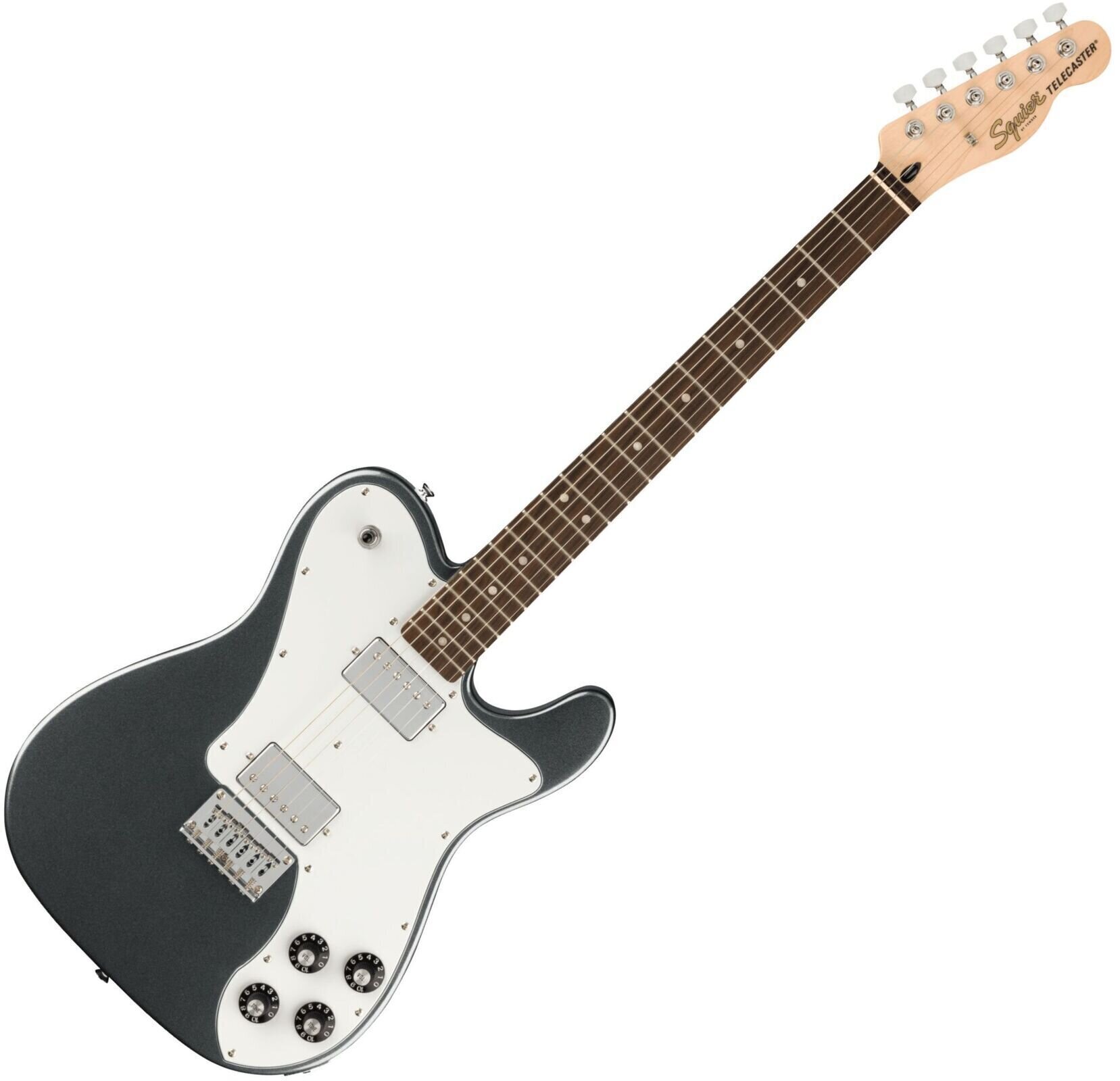 Chitară electrică Fender Squier Affinity Series Telecaster Deluxe Charcoal Frost Metallic